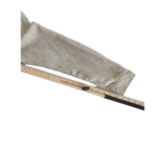 Rails Collins White Beige Jacket Mini Cheetah Print Size Medium Drawstring Waist - Picture 12 of 12